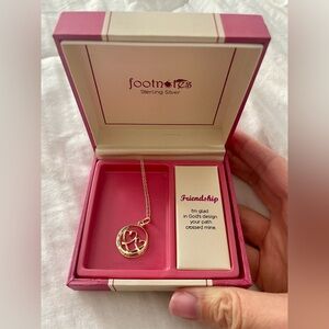 Footnotes Sterling Silver Heart Necklace